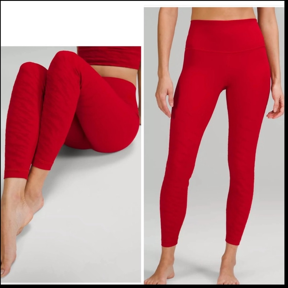 lululemon athletica High-Rise Red Leggings